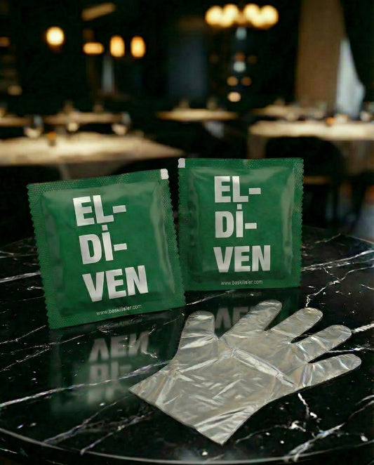 EL-Dİ-VEN - Yeşil & Beyaz UV Baskı (2'li)